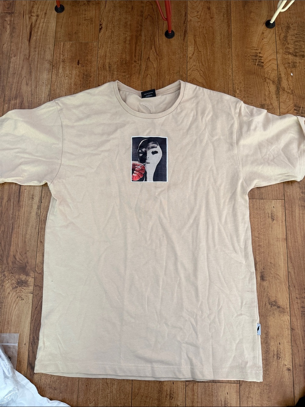 Publish Cream Short-Sleeve Graphic Crewneck Tee
